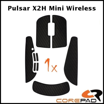 Corepad Soft Grips #836 noir Pulsar X2H Mini High Hump Wireless / Pulsar X2H Mini High Hump eS Wireless